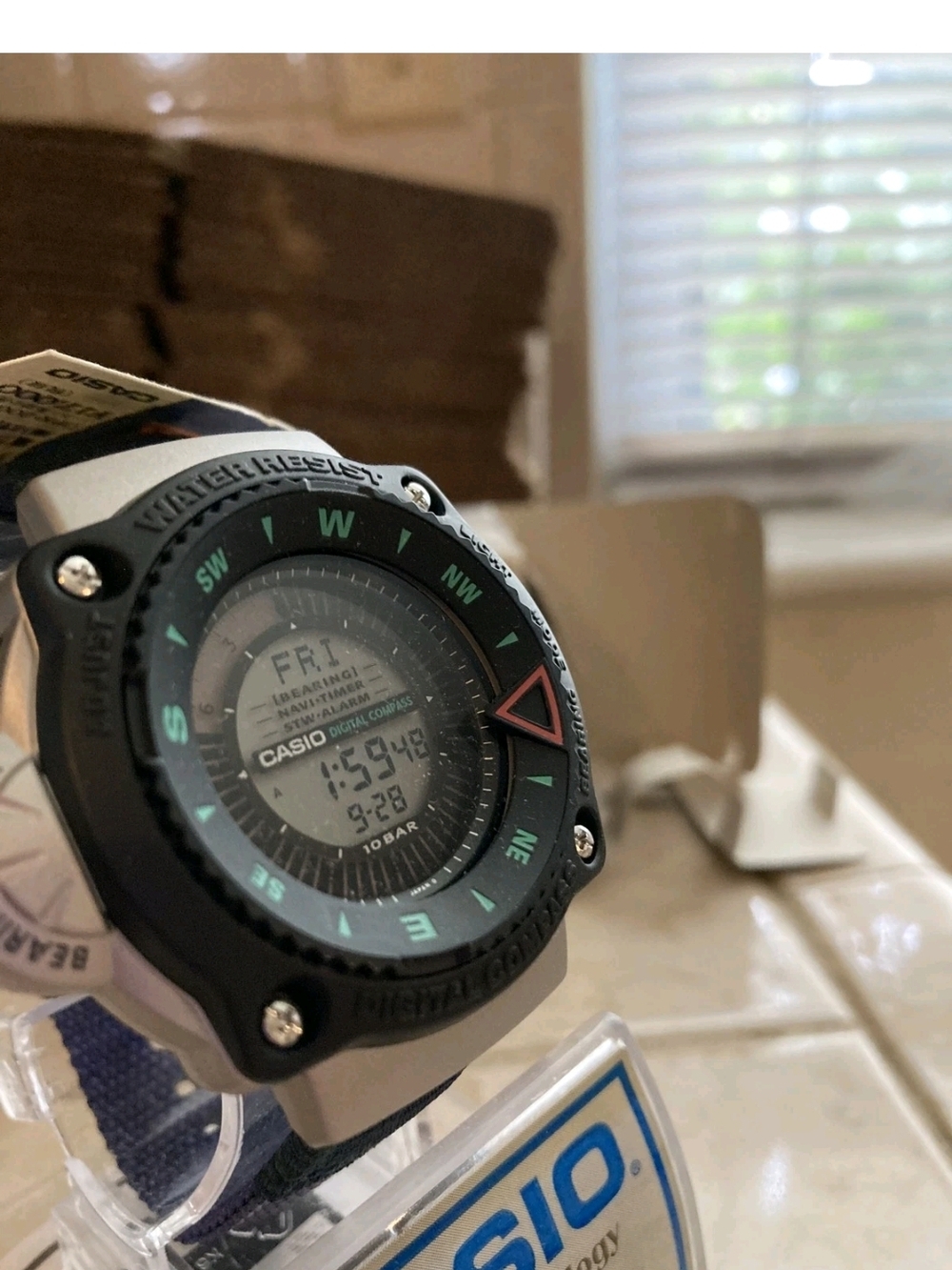 Casio Vintage Protrek DPX-200-1 Mens Watch Digital Compass